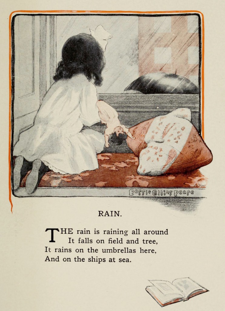 The Rain - Illustration by Bessie Collins Pease