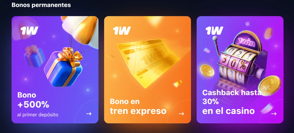 Promociones y bonos especiales en 1win 