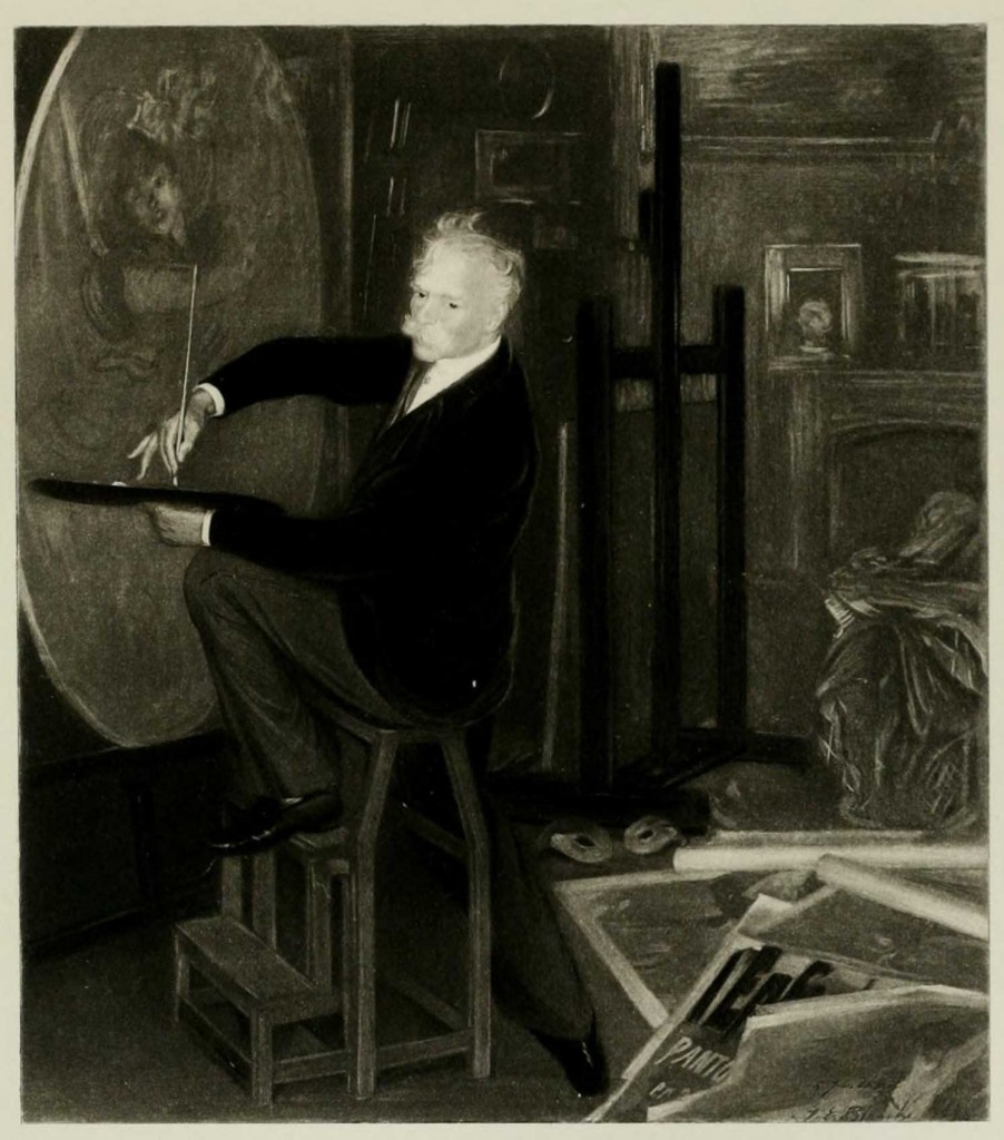 Portrait of Jules Cheret by J. Blanche Salon 1899