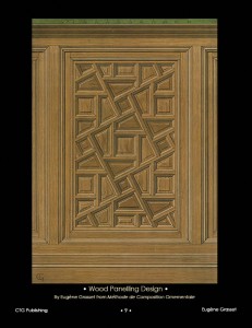 Wood Paneling Design by Eugene Grasset