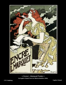 Eugene Grasset Encre L. Marquet Poster