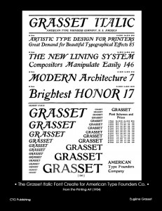 Eugene Grasset Font Design
