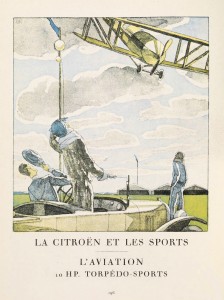 AVIATION -- Citroën Art Deco Sports Poster Series