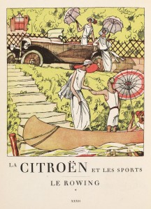 ROWING -- Citroën Art Deco Sports Poster Series