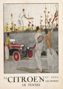 TENNIS -- Citroën Art Deco Sports Poster Series