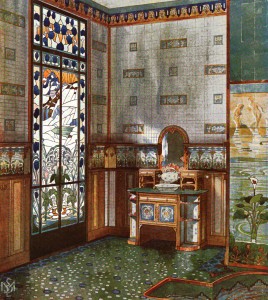 Bathroom Design by E. M. Simas c.1903