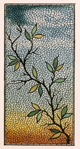 American Mosaic Glass Art of 1880 - Belcher Mosaic Glass Co. 1886