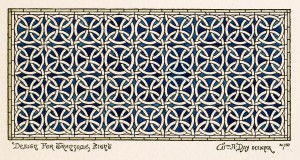 Mosaic Glass Art - Transome Light - Belcher Mosaic Glass Co. 1886 - Desgined by Wm. H. Day