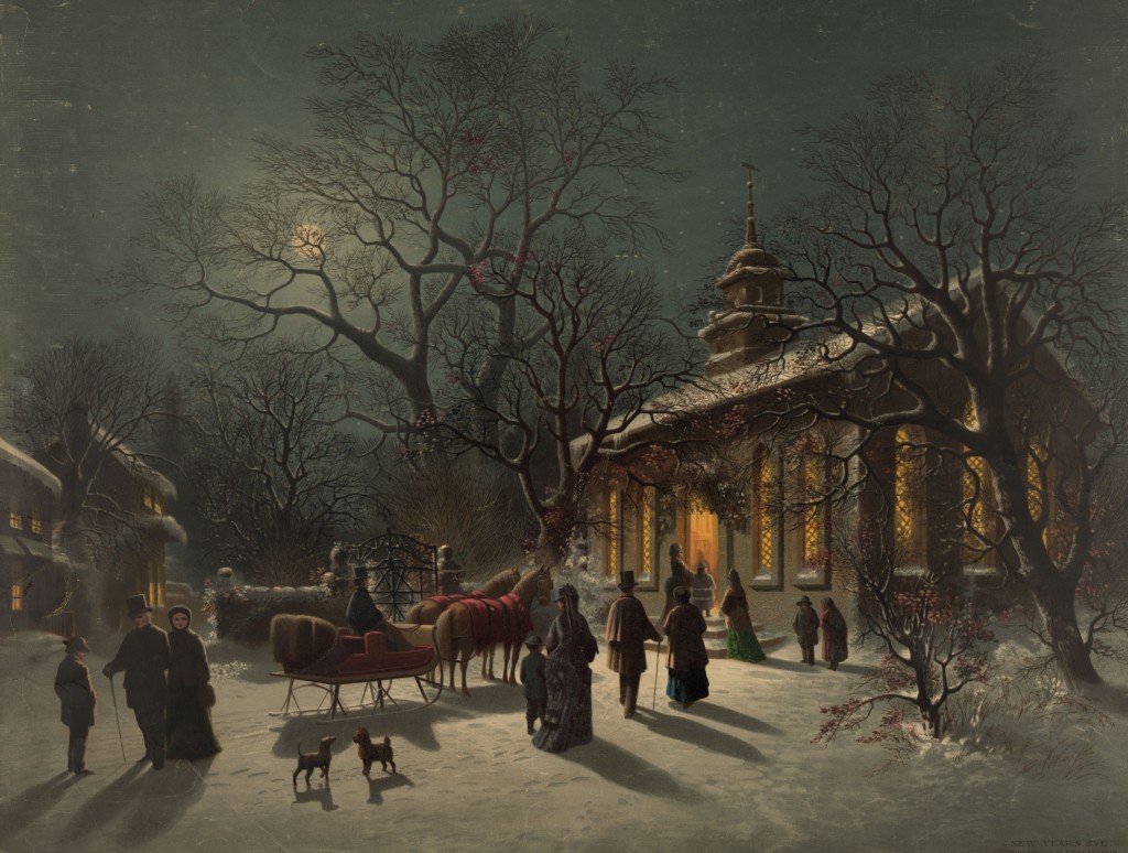 New Year's Eve by E.P.L. Restein circa 1876