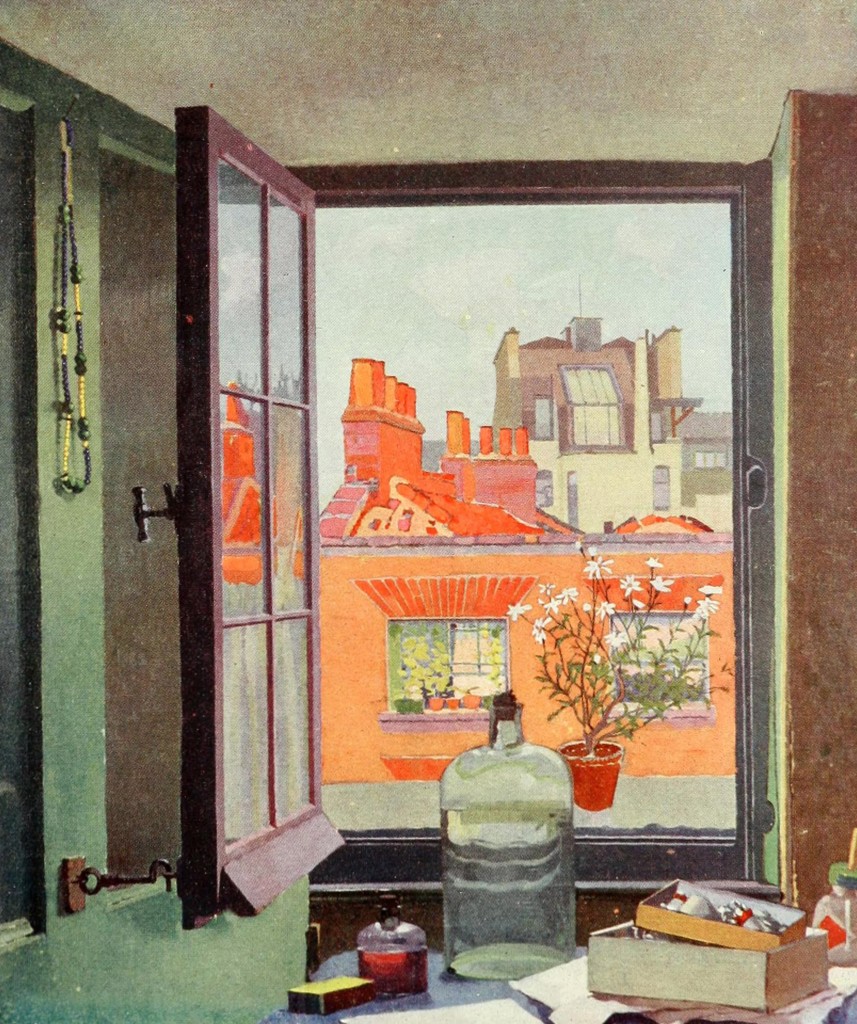 A Window in Warren Street by F. Gregory Brown circa 1922