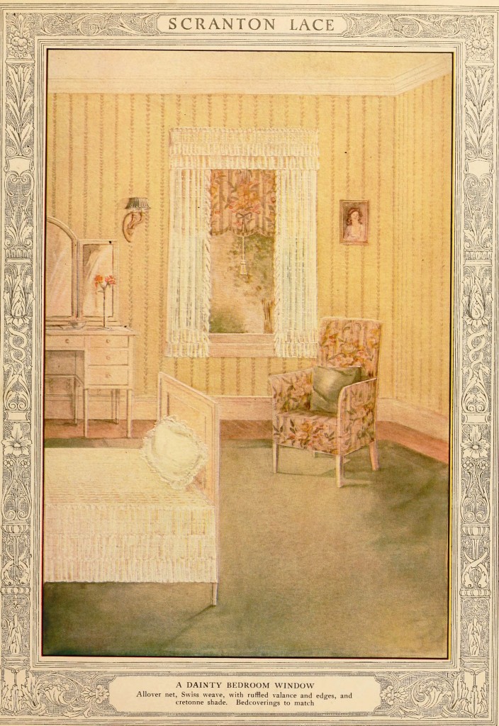 Bedroom Interior Design The Scranton Lace Company circa 1918