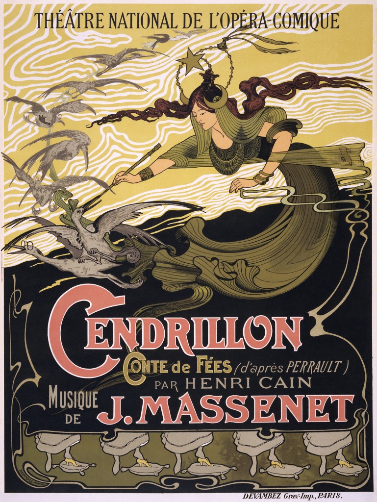 Cinderella Cendrillon Opera by Jules Massenet Poster circa 1899