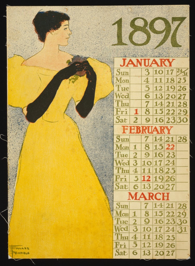 Edward Penfield 1897 Calendar