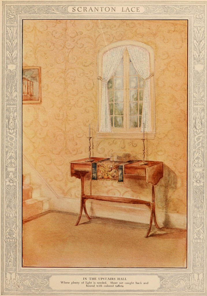 Hall Interior Design The Scranton Lace Company circa 1918