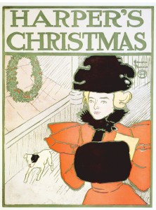 Harper's Magazine Christmas 1896 by Edward Penfield