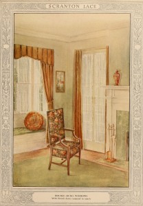 Living Room Interior Design The Scranton Lace Company circa 1918