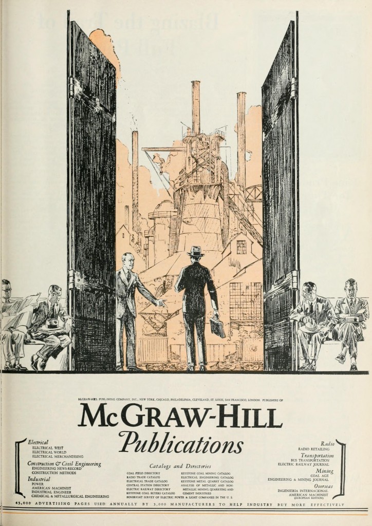 McGraw-Hill Trade Advertising 1927
