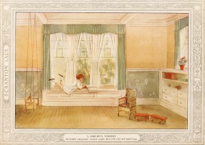 Nursery Interior Design The Scranton Lace Company circa 1918