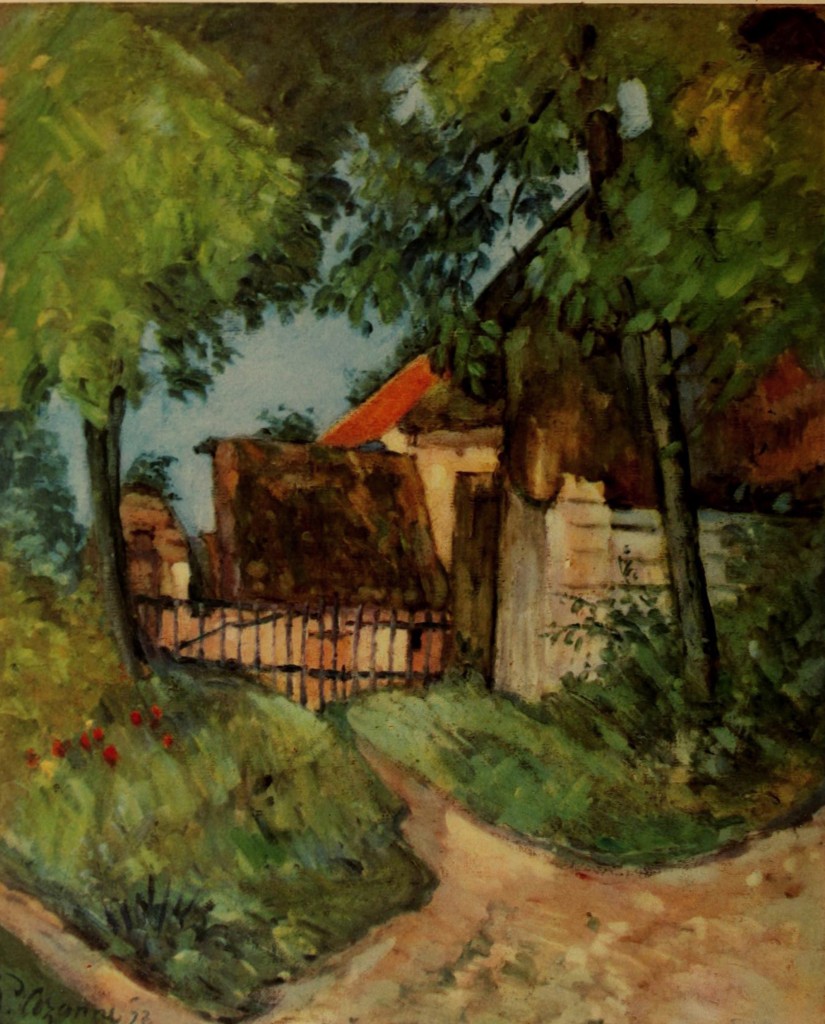 Cezanne Cottage in the Trees circa 1873