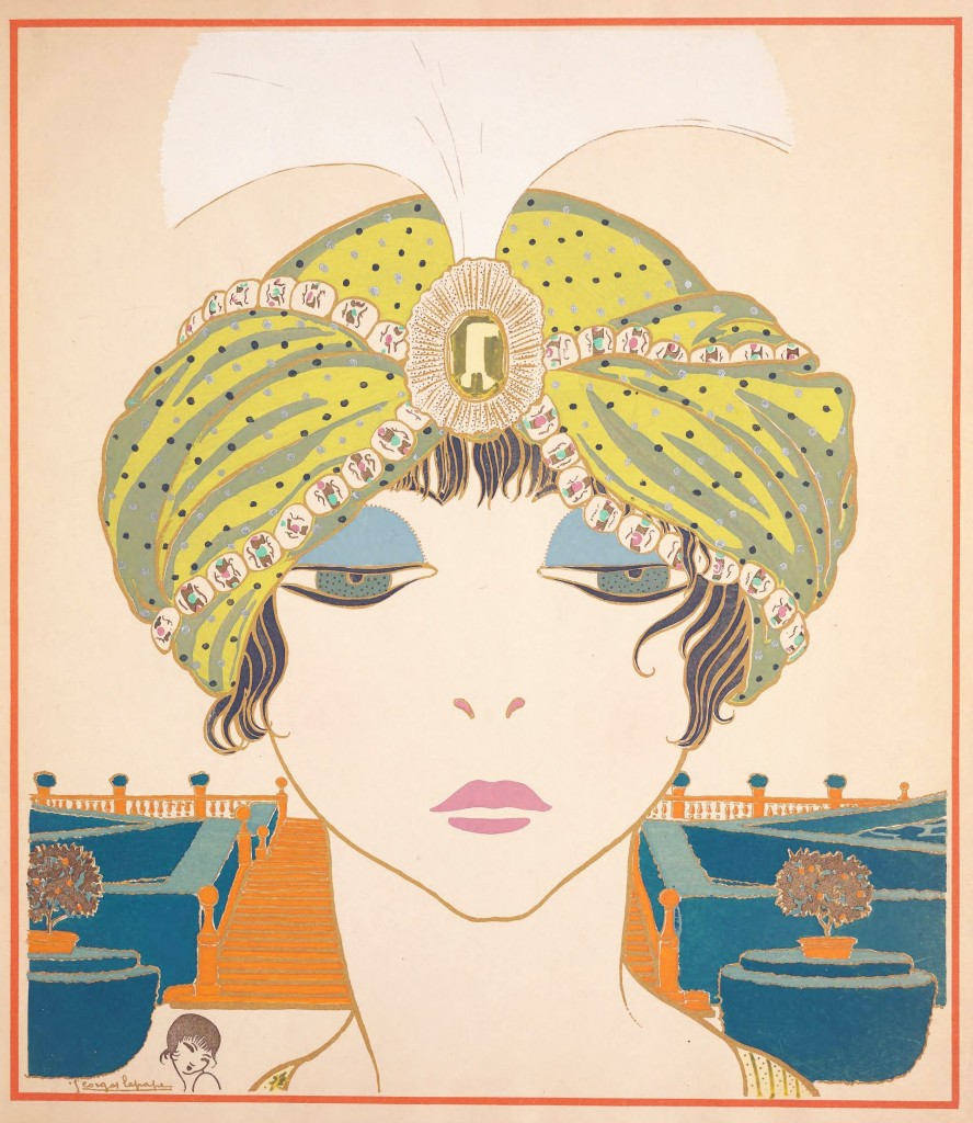 Paul Poiret Fashion Designs with Illustrations by George Lepape circa 1911