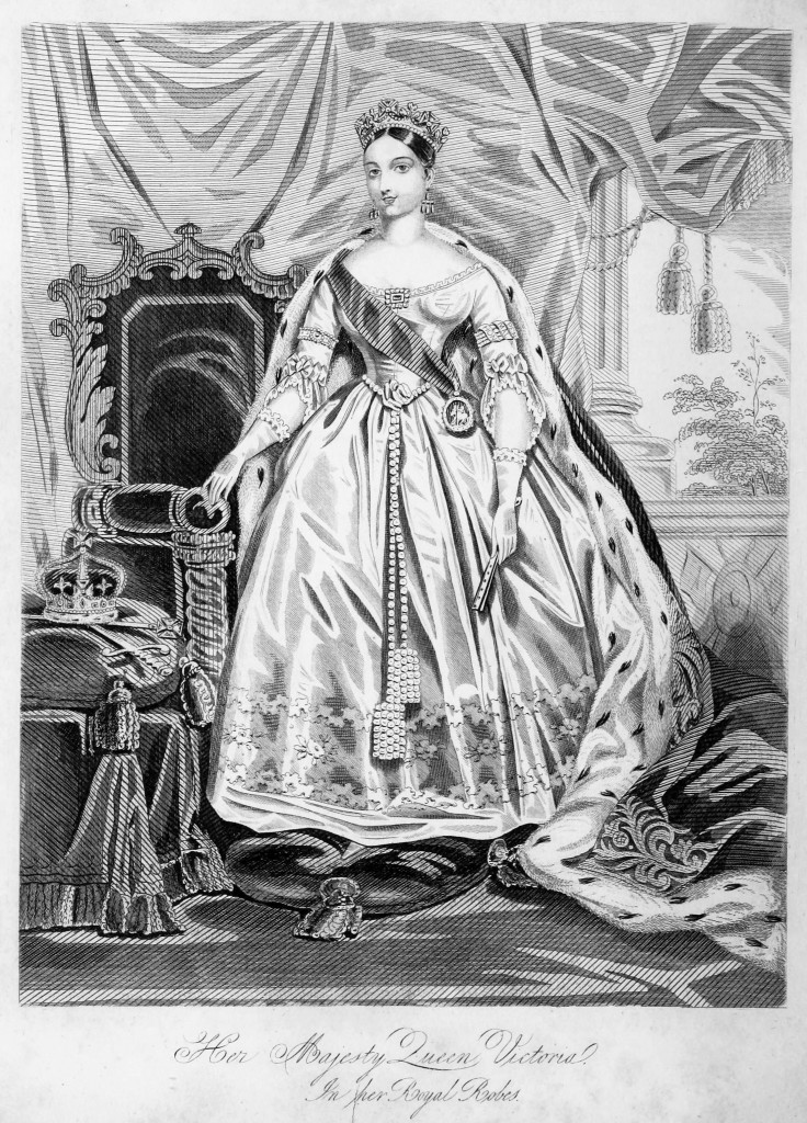Queen Victoria in Official Dress circa 1838
