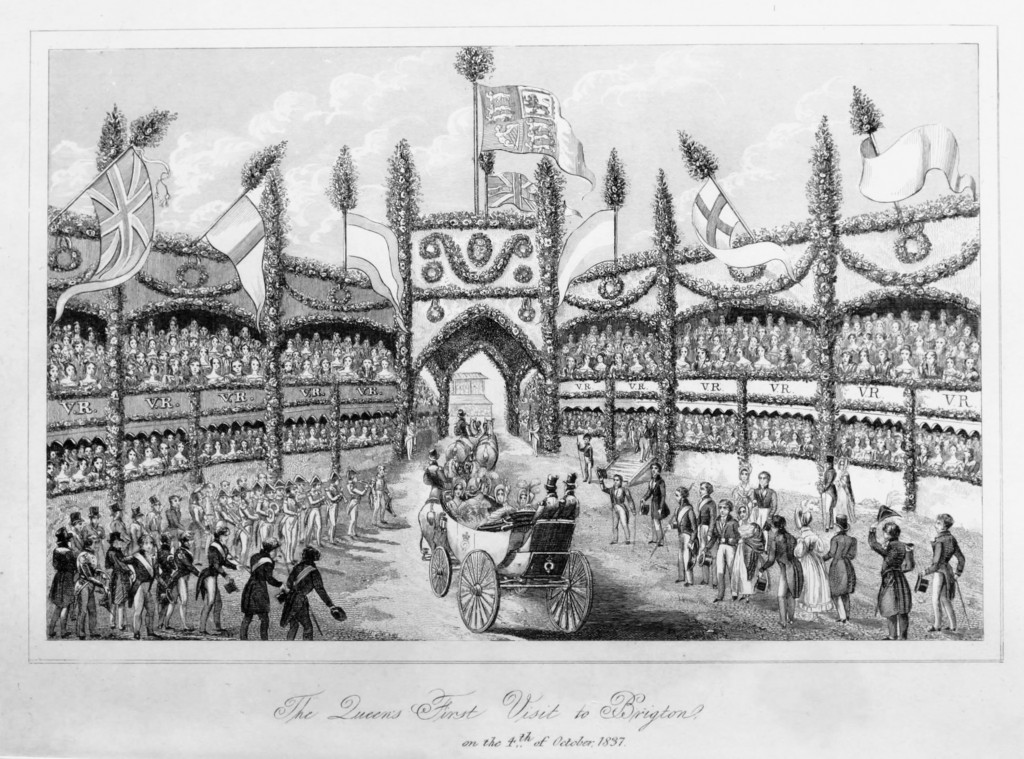 Queen Victoria's First Visit to Brighton on October 4, 1837