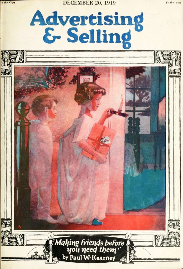 Selling and Advertising Magazine Christmas Edition circa 1919