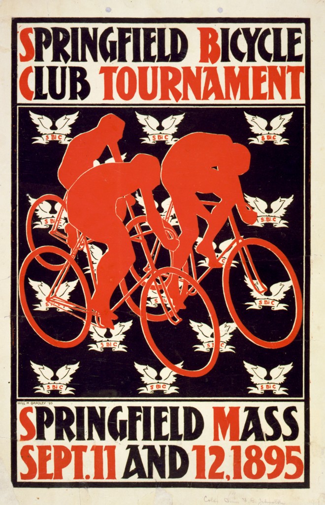Springfield Massachusetts Bicycle Club Tournament 1895 by Will Bradley