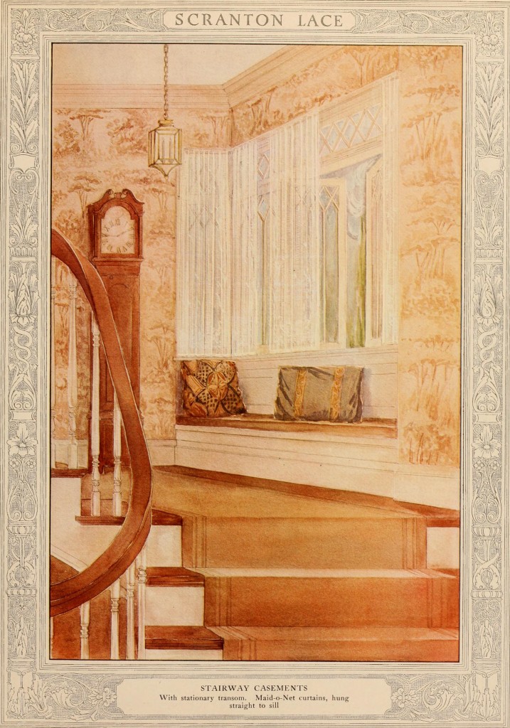 Stairway Interior Design The Scranton Lace Company circa 1918