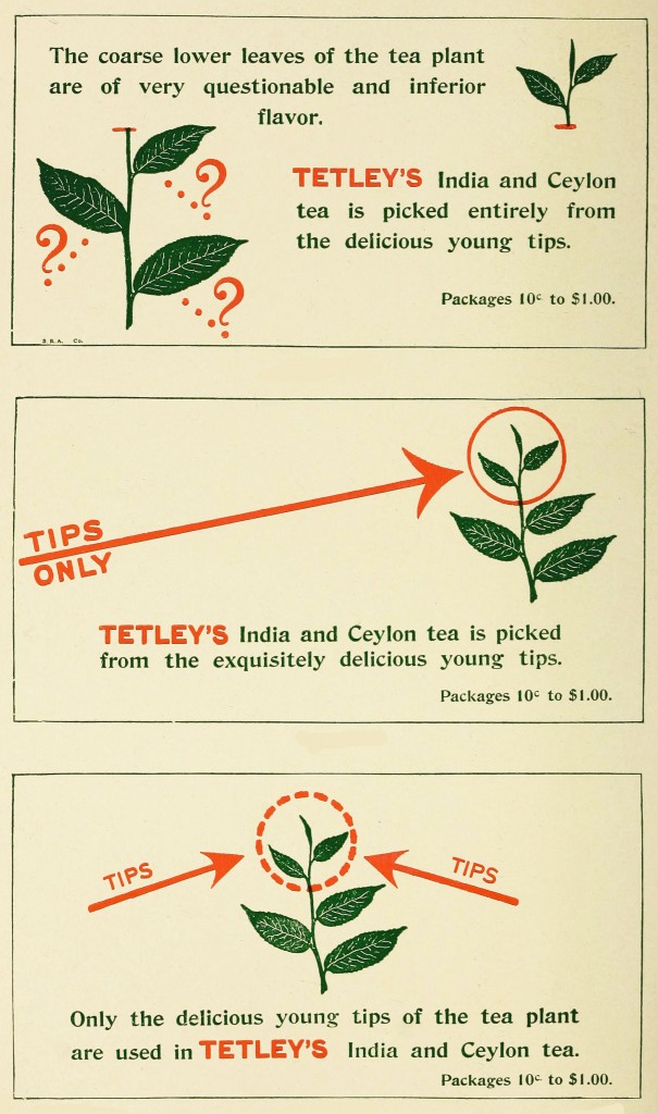 Tetley Tea Street Car Advertising circa 1909