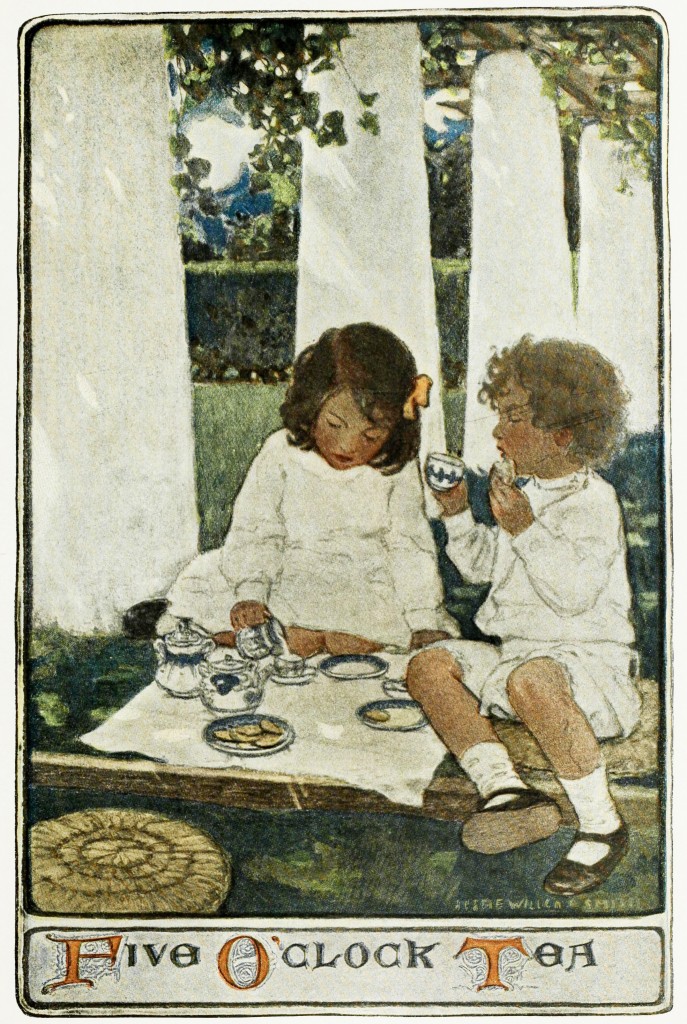 The Child in a Garden Illustrated by Jessie Willcox Smith circa 1903