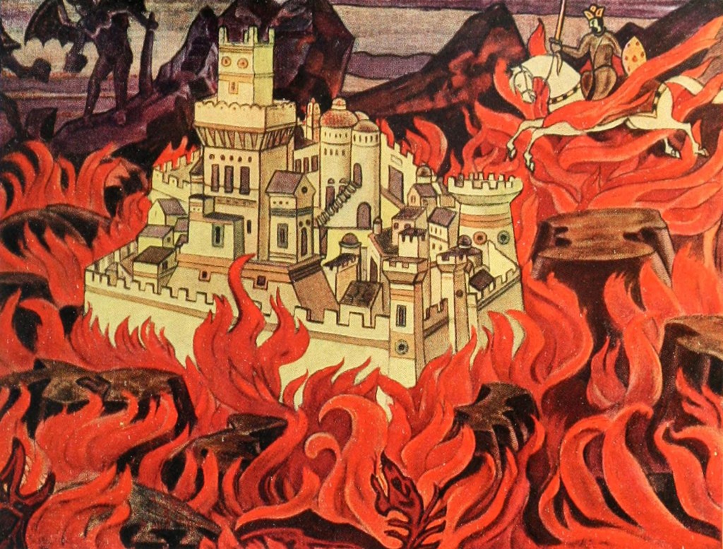 The Enchanted City by Nicholas Roerich International Studio circa 1920