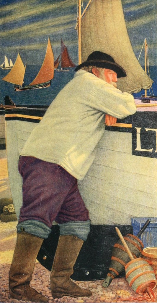 The Old Fisherman by Joseph Southall circa 1903
