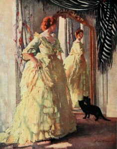 The Primrose Dame by Philip Connard as Published in International Studio circa 1919