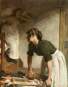 The Wash-house by William Orpen, Studio International 1906
