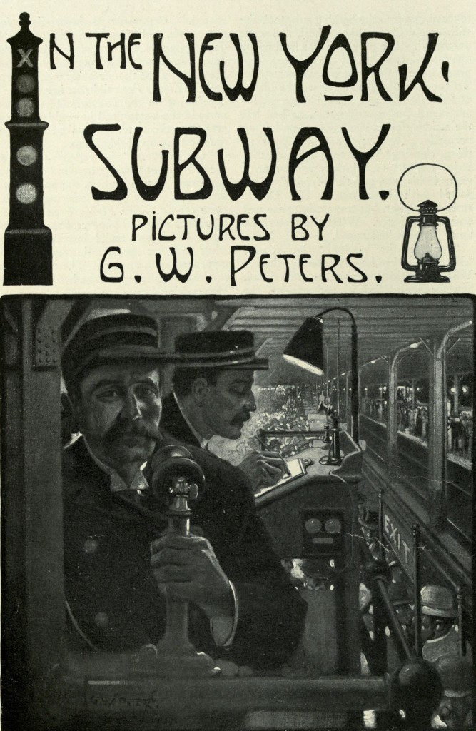 Train Dispatcher - New York Subway 1909 by George W. Peters