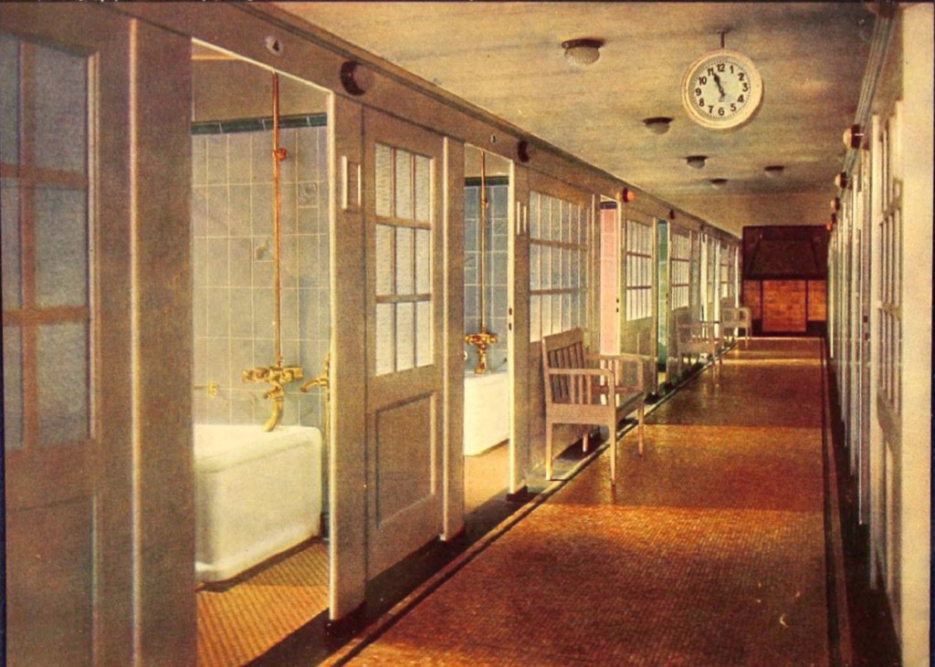 Villeroy and Boch Bathhouse Bathroom Design in Breslau circa 1929