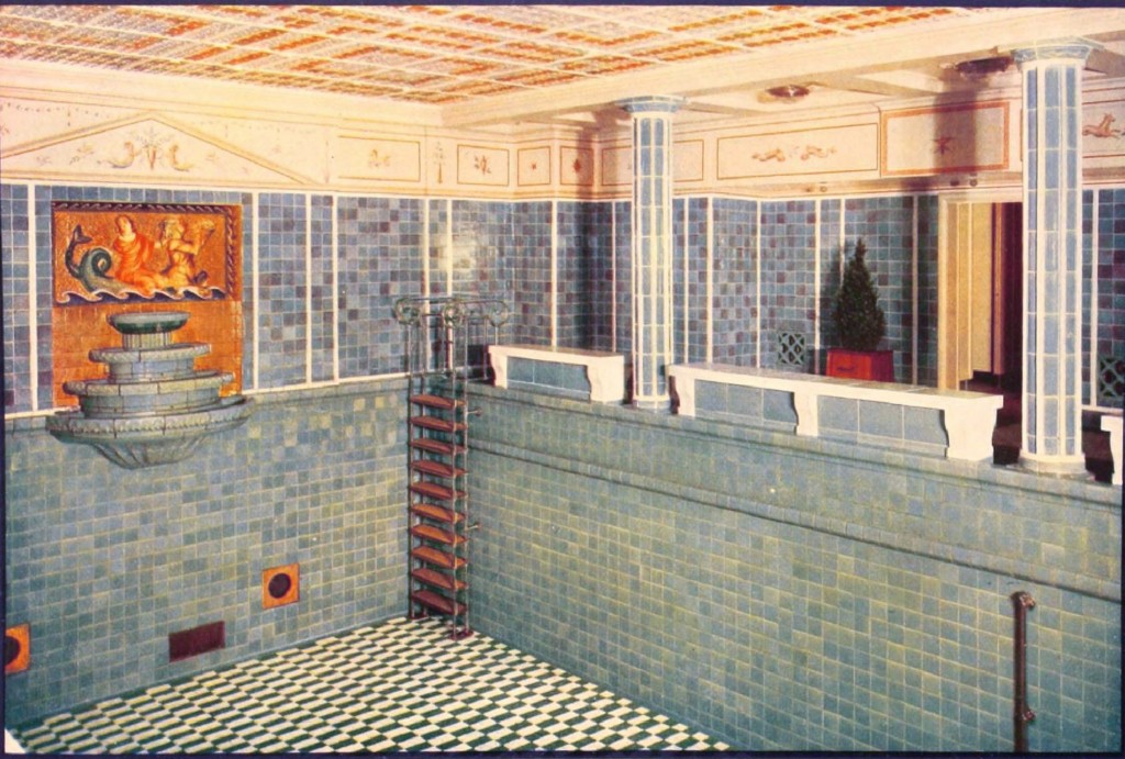 Villeroy Boch Swimming Pool Design for the German Steamer Ship the S.S. Cap Arcona circa 1929