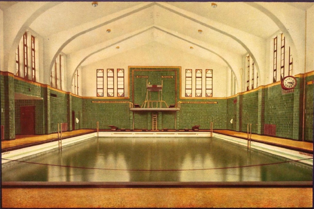 Villeroy Boch Bathhouse Swimming Pool Design Hansabad Bremen circa 1929