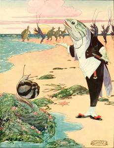 Charles Folkard Illustration The Lobster Quadrille 1921