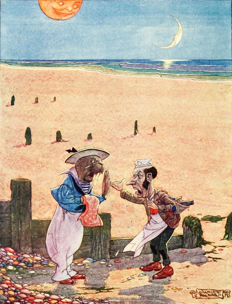 Charles Folkard Illustration The Walrus And The Carpenter 1921