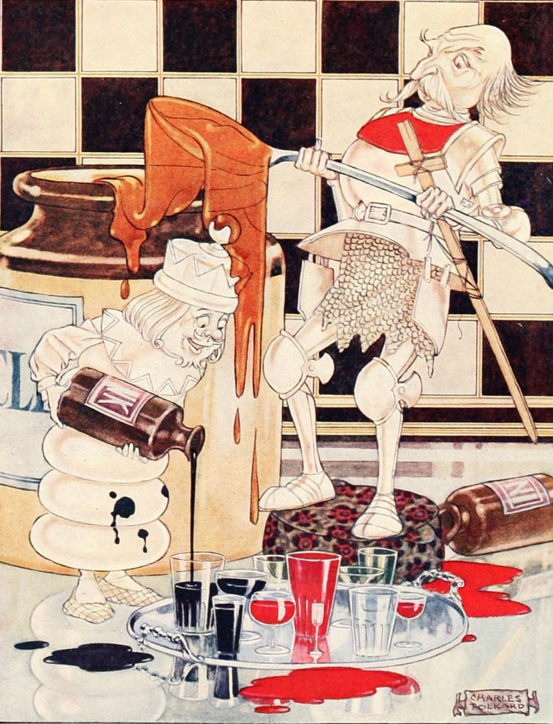 Charles Folkard Illustration Then Fill Up The Glasses With Treacle And Ink 1921