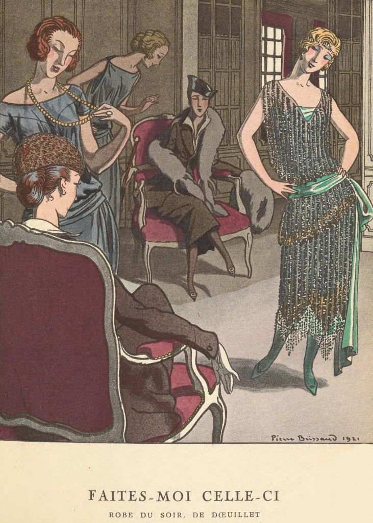 Georges Doeuillet Fashion Illustration By Pierre Brissaud 1921
