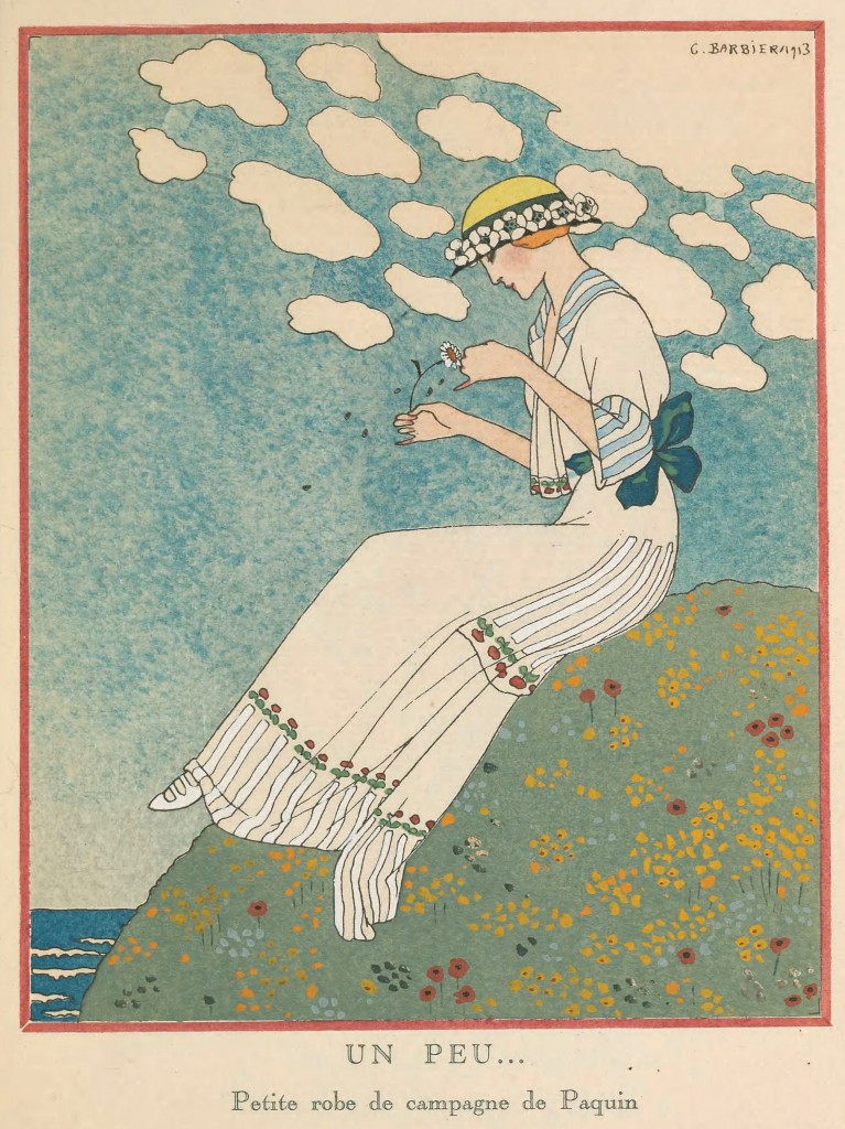 Jeanne Paquin Fashion House Illustration By George Barbier 1913