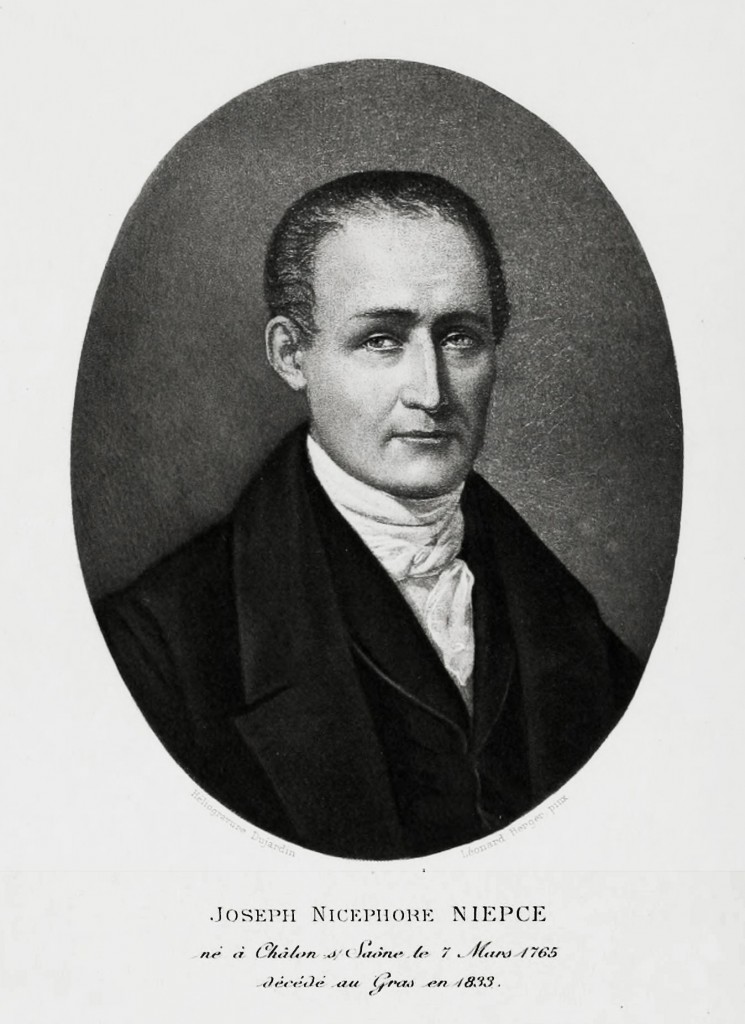 Portrait of  Joseph  Nicéphore Niépce 1765 - 1833