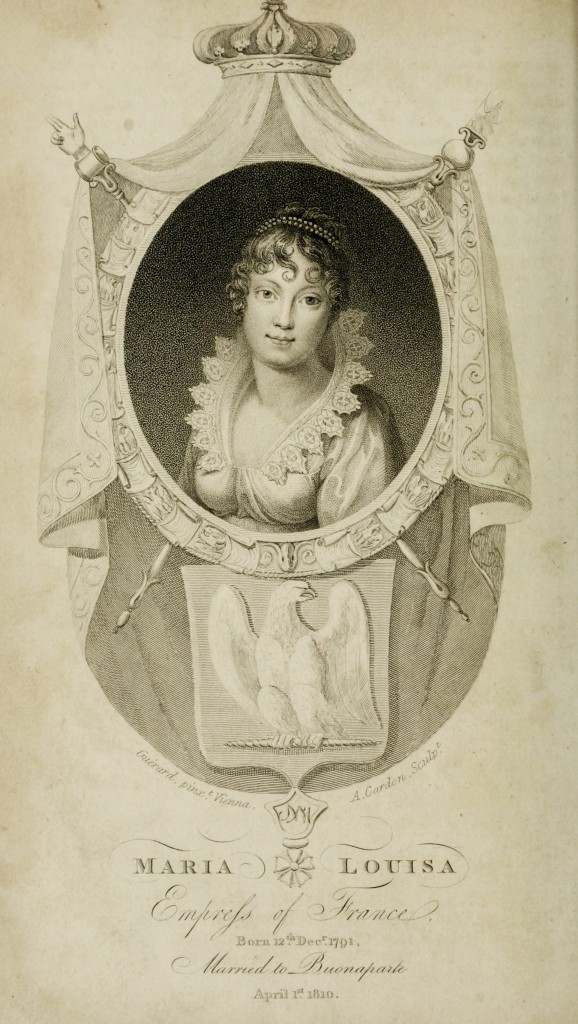 Portrait of the Empress of France Marie Louisa Bonaparte circa 1811