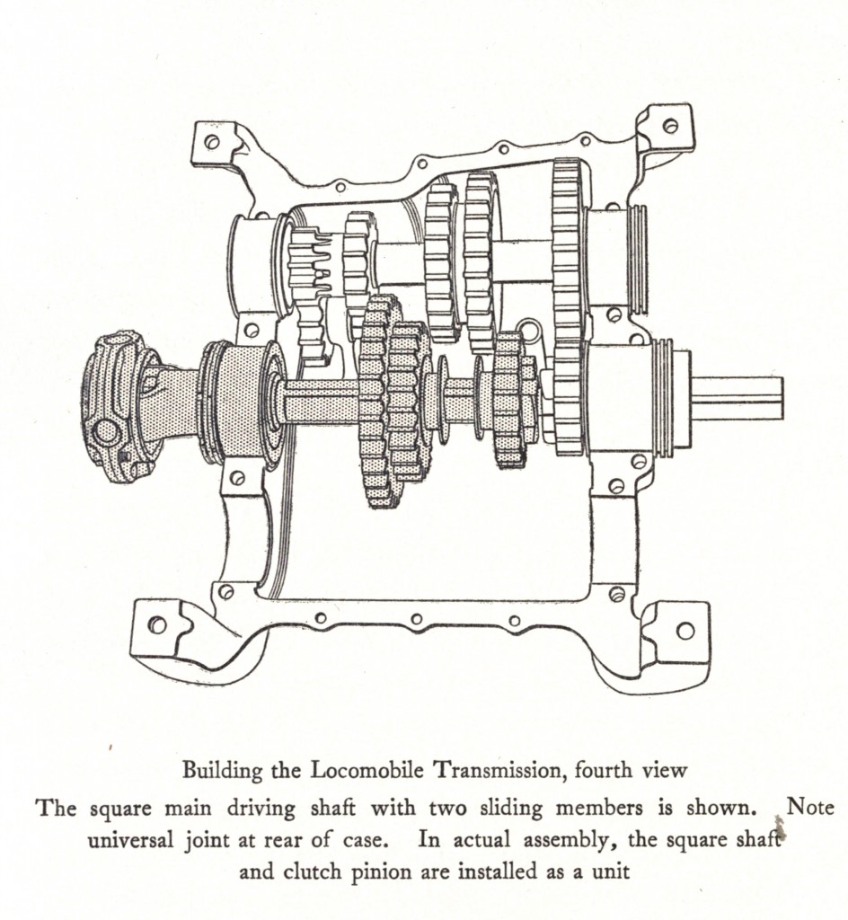 Transmission Illustrations Locomobile 30 circa 1911