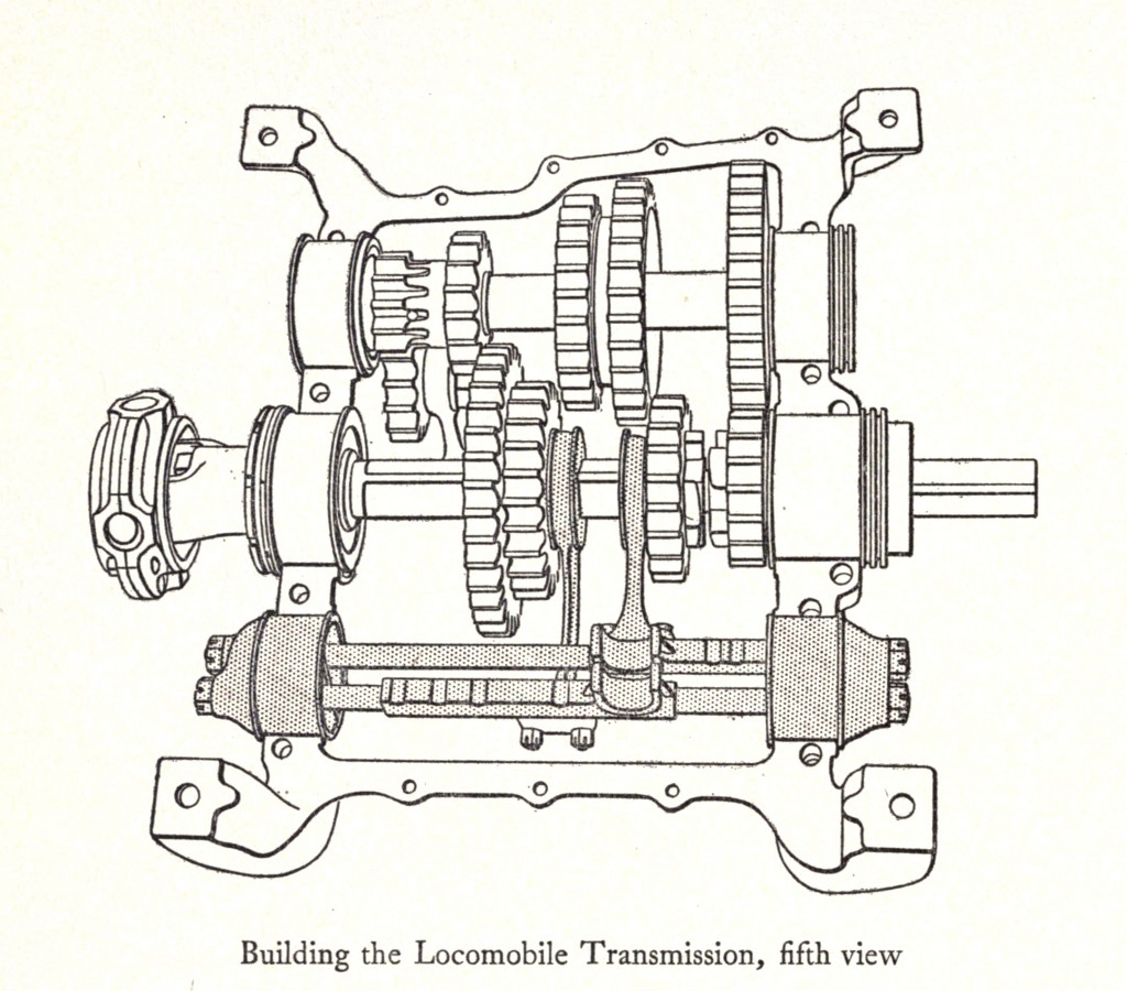 Transmission Illustrations Locomobile 30 circa 1911