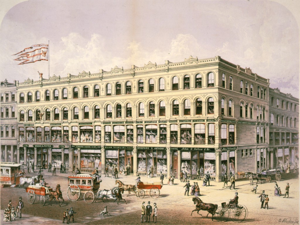 Washington Street, Boston, Massachusetts circa 1874-1875 by G. Klucken