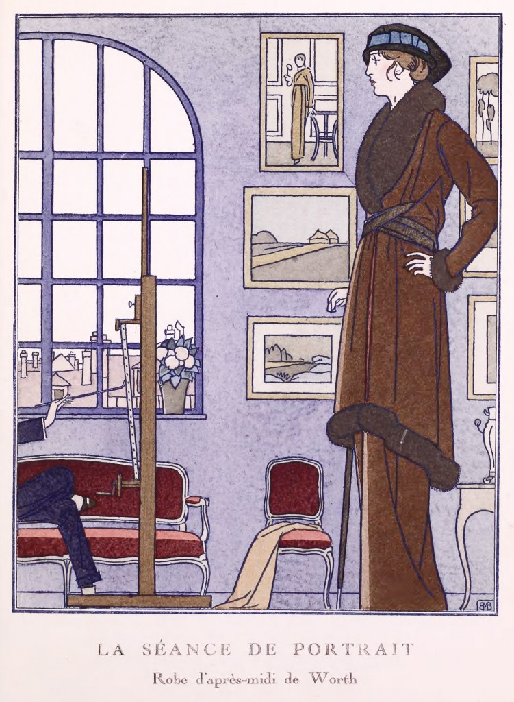 Worth Fashion House Illustration By Bernard Boutet De Monvel 1914